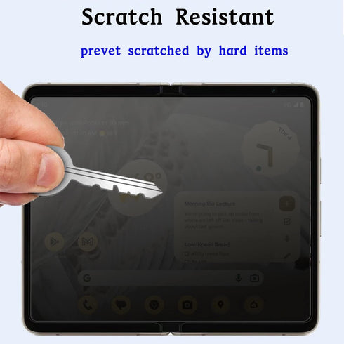 2PCS Privacy Screen Protector for Google Pixel Fold - Anti-peeping Soft Film (Matte) for Outside & Inside Use.
