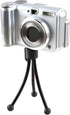 JacobsParts 4" Compact Flexible Mini Tripod with Adjustable Legs for Small Cameras