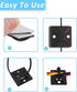 3/4" Zip Tie Mounts, 120PCS Self Adhesive Cable Tie Mounts for Cable Management Indoor Outdoor (Black)