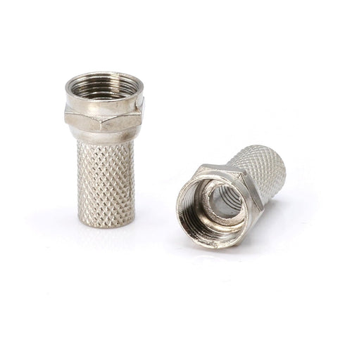 THE CIMPLE CO Coaxial Cable Screw on Connector for RG59 Coaxial Cable, Easy Installation, No Tools Required (Pack of 4).