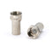THE CIMPLE CO Coaxial Cable Screw on Connector for RG59 Coaxial Cable, Easy Installation, No Tools Required (Pack of 4).