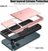 iPhone 15 Pro Wallet Case with Card Holder + 2 Tempered Glass Screen Protectors, Heavy Duty Shockproof Slim Case 6.1