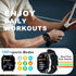 Smart Watch (Answer/Make Calls), 2024 Newest 2.01" Fitness Tracker, Heart Rate/Sleep Monitor, Waterproof Women's Men's