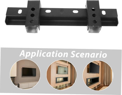 Homoyoyo 2 Set Stainless Steel Tv Wall Mount Extended Swivel Rotating Bracket Wall Mount Tv Stand for Home