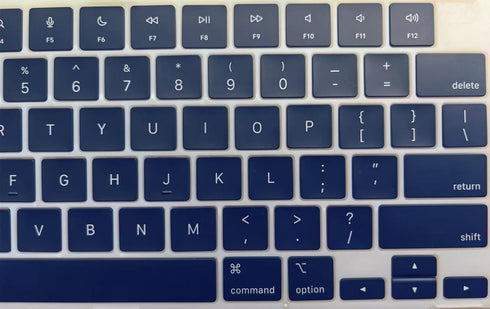 Laptop Keyboard Keycaps Replacement for MacBook Pro/Air Retina 13.6/14/15/16" M2/M3 Pro Model (Midnight Blue)