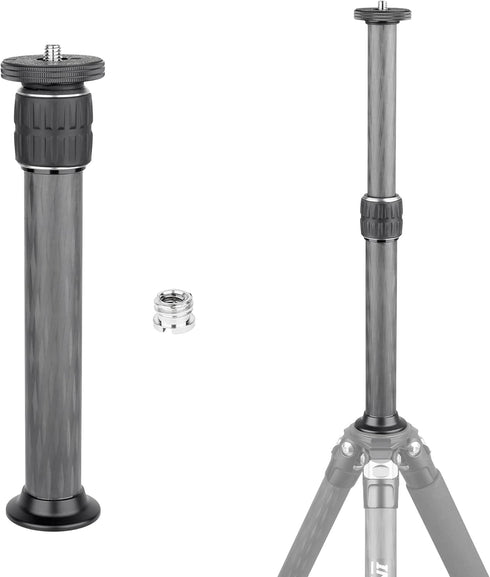 INNOREL ER282C Universal Carbon Fiber Tripod with 10 Layers, Center Column Extension for DSLR Cameras