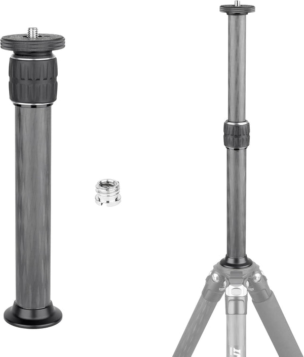 INNOREL ER282C Universal Carbon Fiber Tripod with 10 Layers, Center Column Extension for DSLR Cameras