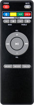 Replacement Remote Control for ilive Bluetooth Soundbar ITB295 ITB195 ITB296B with Mounting Bracket