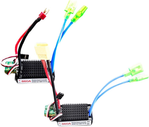 Generic 860A 12V-24V XT60) RC ESC Replacement Waterproof High ESC for RC Boat - (Color: