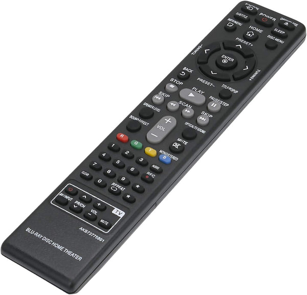 Blu-ray Remote Compatible with LG Home Theater, AKB73775801, AKB73775821, AKB73775813, AKB73775819
