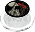 PopSockets PopGrip for MagSafe - Skull Floral Gothic Flowers Bouquet Dark Wildflowers Art