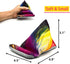 Fabric Phone Stands, Handmade Phone Pillow Holder for iPhone X & 13, Colorful Bean Bag Cushion for Desk