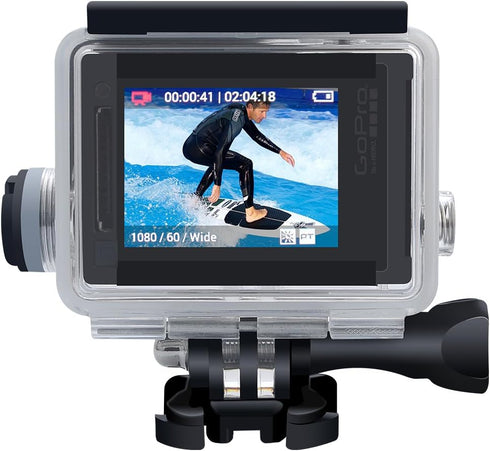Suptig Housing Rechargeable Waterproof Case for GoPro Hero 4/3+/3, Underwater Charge Use up to 131ft (40m)