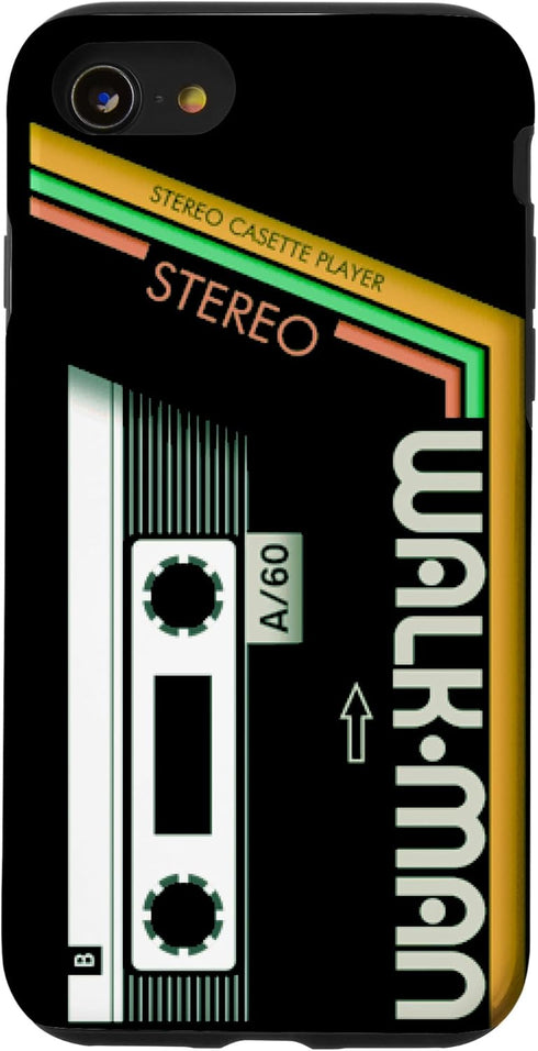iPhone SE (2020) / 7 / 8 Vintage Walkman Retro Music Cassette Case