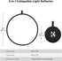 K&F CONCEPT 5-in-1 32"(80cm) Light Reflector Photography Diffuser Collapsible Portable for Studio and Outdoor Lighting