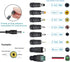 Universal AC Adapter 15V 1A Power Supply, 15W AC110V to DC15V Driver with 8 DC Plug Tips