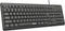 Hofotek Wired Computer Keyboard, Full Size USB Quiet Keyboard with Number Pad,Slim Compact