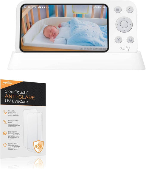 BoxWave Screen Protector Compatible with Eufy Baby Monitor E21 (4K) - ClearTouch Anti-Glare