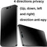 2 Pack Anti-Spy 360° Matte Tempered Glass for iPhone 14 Pro Max - 6.7" Anti-Glare Screen Protector, 4-Sides Privacy Film