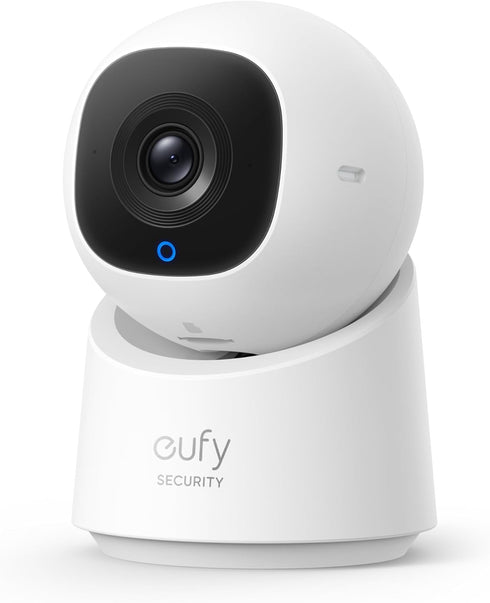 eufy Security Indoor Cam C220, 2K Resolution Security Camera, 360° Pan and Tilt, Plug-in with AI Tracking