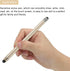 MECCANIXITY 5pcs Stylus Pens for Touch Screens with 2 Extra Tips, Dual Rubber Tips Capacitive Universal Tablet Pen