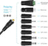 Belker 36W Universal 3V 4.5V 5V 6V 7.5V 9V 12V AC DC Adapter Power Supply for LCD LED Light Strip Router HUB Speaker Smart Phone TV Box 1A 1.5A 2A 2.5A 3A 3000mA Amp Max.