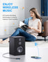 COMSOON Bluetooth AUX Adapter for Car, Noise Reduction Bluetooth Receiver for Music/Hands-Free Calls, Wireless Audio