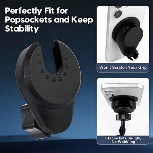 TDTOK Magnetic Gym Phone Holder for Popsocket, Strong Base Magnets Phone Holder Compatible for Popsocket, Support Gym