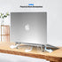 Portable Invisible Laptop Stand, 2PCS Zinc Alloy Mini Stand, Heat Dissipation Pad for 12-20 inch Laptop