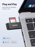 UGREEN 3.0 MMC, RS-MMC, SD Card Reader - Portable USB Dual Slot Flash Memory Card Adapter Hub for SDXC, SDHC, TF, Micro