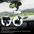 PACLVIO 270 11 12 13 14 Rear View Mirror Phone Holder Mount, Car Phone Bracket/Stand with Swivel and Adjustable Clips