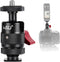 HSU Cold Shoe Mount Adapter, Aluminum 1/4-20 Screw Hole 360 Rotation Camera