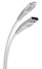 Scosche HDi3B4WT-SP Strikeline 4-ft Heavy-Duty MFi Certified Fast Charging Cable, USB-A to Lightning, White