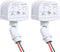 treewell 2 Pack 240-Degree Replacement Motion Sensor, Adjustable LUX(5-300) & Time & Detection