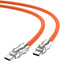 USB C to USB C Silicone Cable 10FT, Ultra Flexible & Soft USB Type C 100W Fast Charging Cable, Geek Industrial PD Data