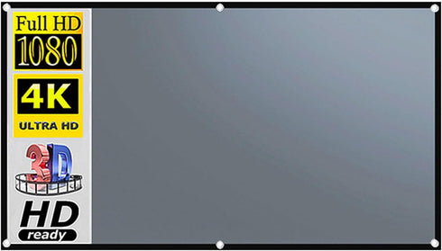 SHYYOULQE Metal Anti-Light Projector Screen Portable Foldable Frame Indoor Outdoor Viewing No Tools