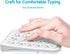 iClever Number Pad, KP08 Bluetooth Number Pad, Ultra Slim and Lightweight, USB-C Charge, for Laptop, iPad, Mac, PC