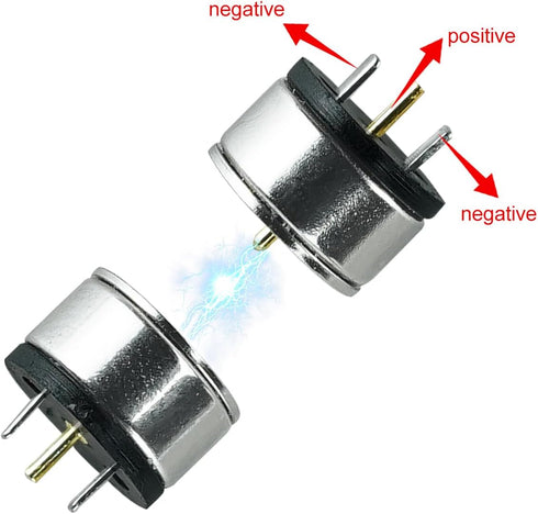KFAREJGOAE 10 2 8mm Pieces Magnet Male Female Pin Magnetic Cable Magnetic LED Light Power Socket Terminal Accessories