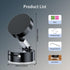 TUTGLOBAL Vacuum Suction Magnetic Car Phone Holder Mount Fit All Phones,Adjustable Phone Holders for Your Car Home