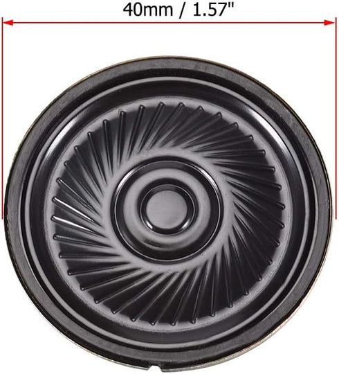 uxcell 0.5W 32 Ohm Micro Internal Speaker Magnet Loudspeaker 40mm Dia 4pcs