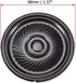 uxcell 0.5W 32 Ohm Micro Internal Speaker Magnet Loudspeaker 40mm Dia 4pcs