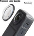 Fotoleey Protector Kit for Insta 360 X4, Tempered Glass Lens Guard Screen Protector for Action Camera