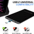 Silicone USB C Dust Plug Cover with Cleaning Kit for iPhone 15 Series, Samsung Galaxy S23/S22/S21/S20, Note 20/10 and