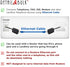 2-Pack RJ11 to RJ45 Adapter, Phone Line to Ethernet for Landline, Fax, DSL Modem Connection (Black, Made in USA)