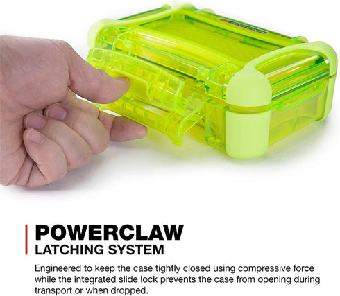 Nanuk Nano Series 330 Ultra Resistant Polycarbonate Waterproof Protective Case, Lime Color