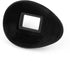 Ruilogod 18mm Black Rubber Universal Cameras Monitor View Finder Cover