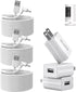 OLAIKE 3 Pack 5m/16ft Charge Cable for Ring Stick Up Cam Battery/Plug-in 3rd Gen, Weatherproof Power Adapter (White)
