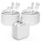 12W USB Power Adapter & 2Pack MFi Certified 6FT iPad Charging Cords for iPad 4-9, Mini 1-5, Air 1-3, iPhone.