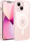 JETech Magnetic Case for iPhone 13, 6.1-Inch Slim Shockproof Cover Compatible with MagSafe (Pink)