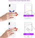 Transparent Clear Phone Ring Grips Holder Kickstand, Finger Ring Stand for Cell Phone Tablet Accessories (2)